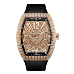 V 45 S AT REL D CD (NR) 5N DM BLK | Franck Muller Vanguard Diamonds 44 x 53.7 mm watch | Buy Now