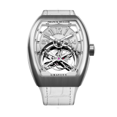 Franck Muller Vanguard Gravity 44 x 53.7 mm V 45 T GR CS BR (5N) AC WH WH