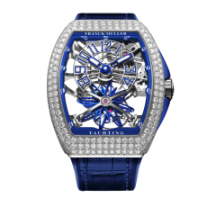  Franck Muller Vanguard Yachting Gravity Diamonds 44 x 53.7 mm V 45 T GR CS SQT YACHT NBR D (BL) AC SK BL