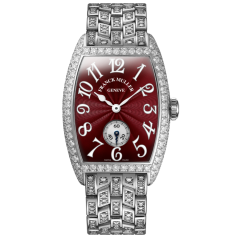 Franck Muller Cintree Curvex Diamonds 25.1 x 35.1 mm 1750 S6 D F PT RD BR