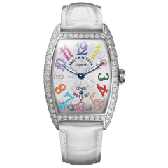 1750 S6 GR COL DRM D OG WH BLK | Franck Muller Cintree Curvex Diamonds 25.1 x 35.1 mm watch | Buy Now