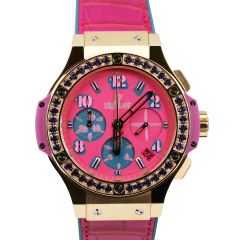 341.VV.7389.LR.1205.POP1 | Hublot Big Bang Yellow Gold Purple 41 mm watch. Buy Online