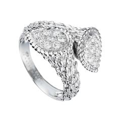 Boucheron Serpent Bohème Diamants White Gold Diamond Ring JRG04BDB1