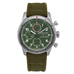 A133161A1L1X2 | Breitling Navitimer Aviator 8 Chronograph 43 Curtiss Warhawk watch| Buy Now