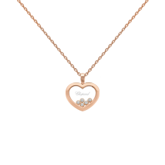 Chopard Happy Diamonds Icons Rose Gold Diamond Pendant 79A038-5001