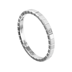 Chopard Ice Cube White Gold Diamond Ring Size 52 827702-1228