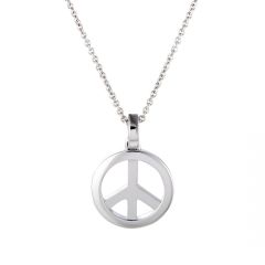 Chopard Peace Sign 18K White Gold Pendant 797785-1001