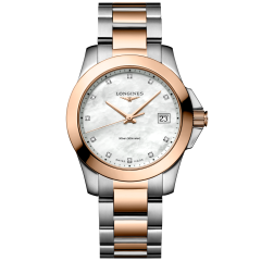  L3.377.3.88.7 | Longines Conquest Diamonds Quartz 34 mm watch. Buy Online