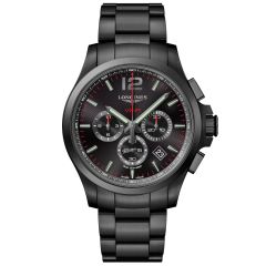 L3.727.2.56.6 | Longines Conquest V.H.P. Chronograph Quartz 44 mm watch. Buy Online