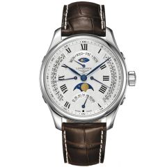 L2.739.4.71.5 | Longines Master Collection Retrograde Moonphase Automatic 44 mm watch. Buy Online