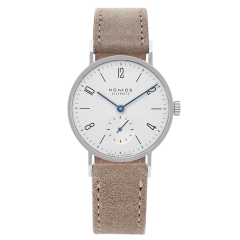 123 | Nomos Tangente Manual Beige Leather 33 mm watch. Buy Online