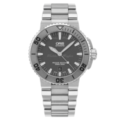 01 733 7653 4153-07 8 26 01PEB | Oris Aquis Date Steel Automatic 43 mm watch. Buy Online