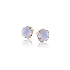 15627R | Pasquale Bruni Bon Ton Rose Gold Chalcedony Diamond Earrings