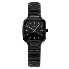 R27080162 | Rado True Square High-tech Ceramic Quartz 29 mm watch. Buy Online