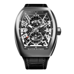 Franck Muller Vanguard Master Banker Skeleton 44 x 53.7 mm V 45 MB SC DT SQT (NR) AC SK BLK
