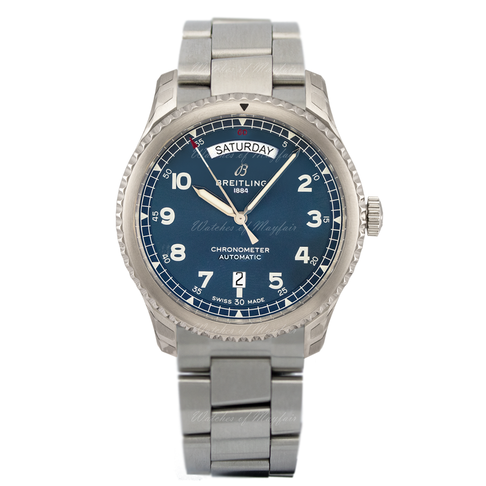 A45330101C1A1 Breitling Navitimer 8 Automatic Day Date 41 mm watch. Buy Online