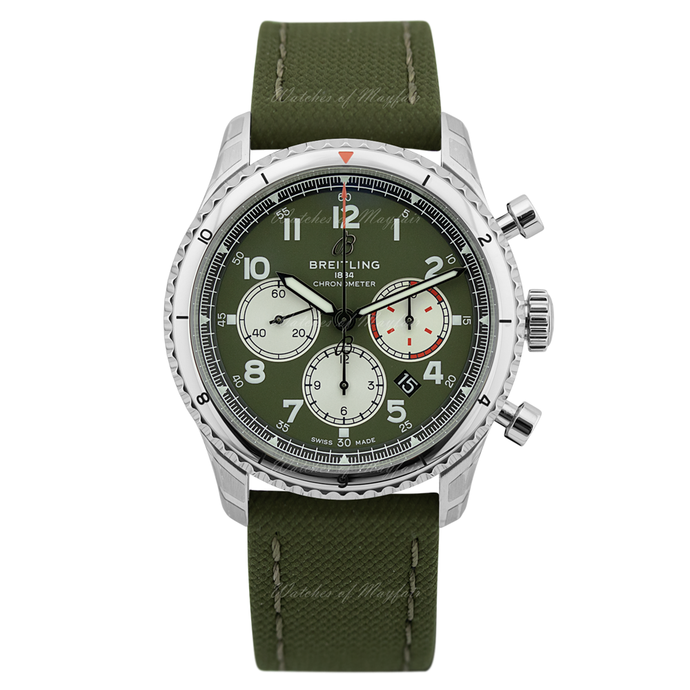 Breitling Navitimer Aviator 8 B01 Chronograph 43 Steel Curtiss Warhawk AB01192A1L1X1