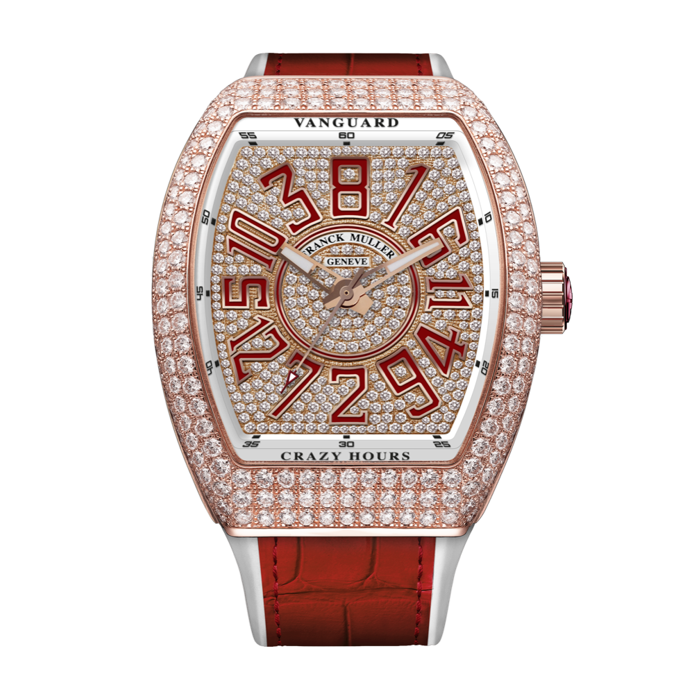Franck muller watch crazy hours diamonds deals