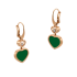 Chopard Happy Hearts Rose Gold Agate Diamond Earrings 837482-5011