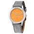 Nomos Club Campus Future Orange Grey Leather 36 mm 710 