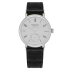 189 | Nomos Tangente Neomatik Platinum Gray Black Leather Pin Buckle 35 mm watch. Buy Online