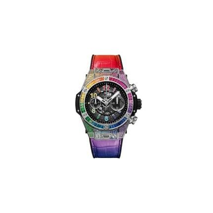 411.NX.1117.LR.0999 | Hublot Big Bang Unico Titanium Rainbow 45 mm watch. Buy Online
