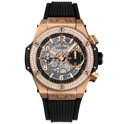 441.OX.1181.RX.1104 | Hublot Big Bang Unico King Gold Diamonds 42 mm watch. Buy Online