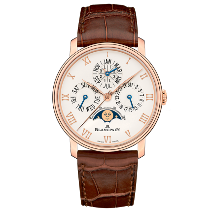 6656-3642-55A | Blancpain Villeret Quantieme Perpetual 40 mm watch. Buy Now