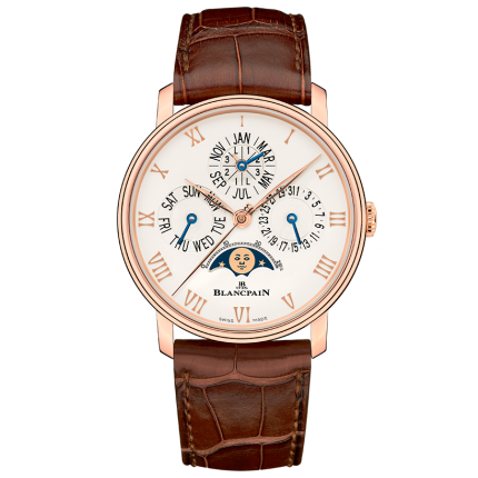 6656-3642-55B | Blancpain Villeret Quantieme Perpetual watch. Buy Now