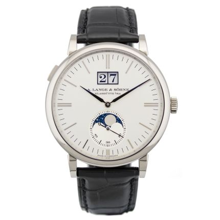 384.026 | A. Lange & Sohne Saxonia Moon Phasewhite gold watch. Buy Online