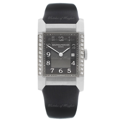 10022 | Baume & Mercier Hampton Diamond-set Steel watch