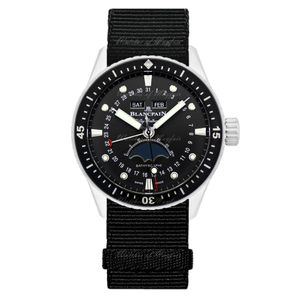 5054-1110-NABA | Blancpain Fifty Fathoms Bathyscaphe Quantieme Complete 43 mm | Buy Online