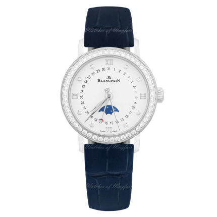 6126-4628-55B | Blancpain Villeret Quantieme Phases de Lune watch. Buy Online