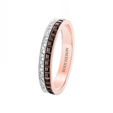 JAL00243|Buy Online Boucheron Quatre Pink, White, and Yellow Gold Ring