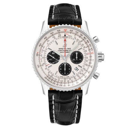 AB0311211G1P2 | Breitling Navitimer B03 Chronograph Rattrapante 45 Stainless Steel watch | Buy Now