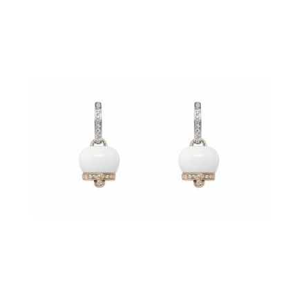C.31785 | Chantecler Campanelle White and Yellow Gold Diamond Earrings
