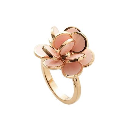 C.35257 | Chantecler Paillettes Pink Gold Ring Size 52 | Buy Now