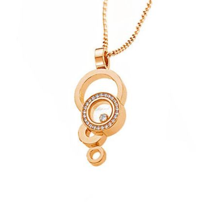796983-5002 | Buy Chopard Happy Bubbles Rose Gold Diamond Pendant