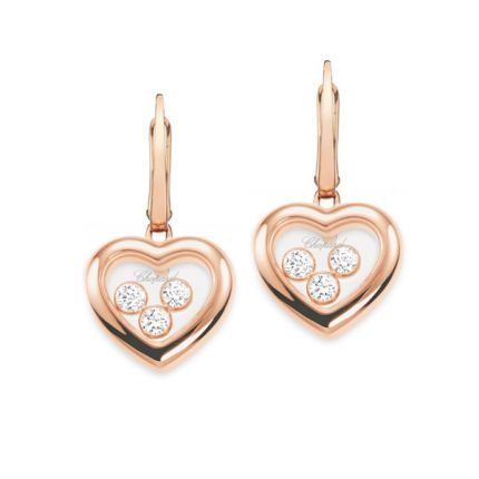 839203-5003 | Buy Chopard Happy Curves Rose Gold Diamond Earrings