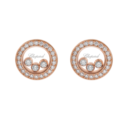 83A018-5201 | Buy Chopard Happy Diamonds Icons Ear Pins Rose Gold