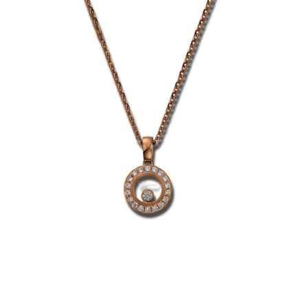 79A017-5201 | Chopard Happy Diamonds Icons Rose Gold Diamond Pendant