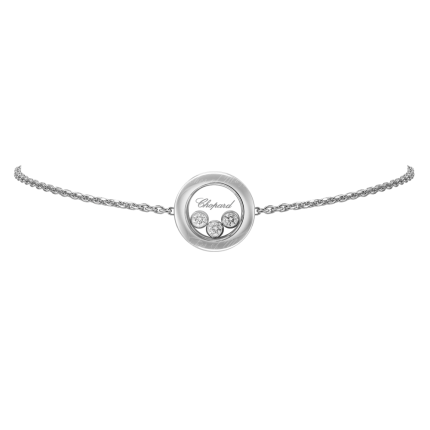 85A018-1001 | Chopard Happy Diamonds Icons White Gold Diamond Bracelet
