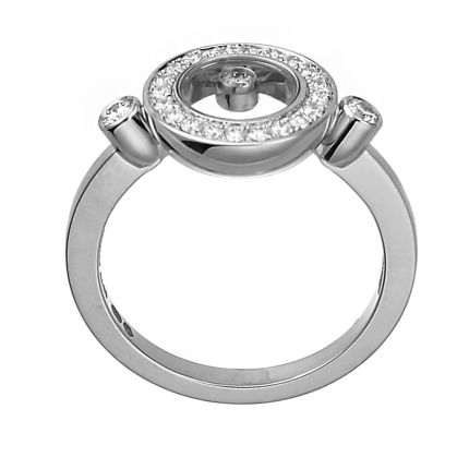 823957-1510 |Buy Online Chopard Happy Diamonds White Gold Diamond Ring
