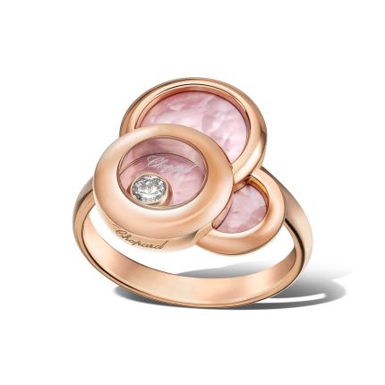 829769-5069 | Buy Online Chopard Happy Dreams Rose Gold Diamond Ring