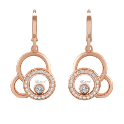 839769-5002 | Buy Chopard Happy Dreams Rose Gold Diamond Earrings
