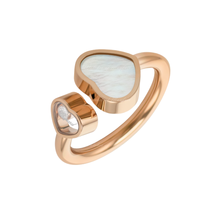 829482-5316 | Buy Chopard Happy Hearts Rose Gold Mother-of-Pearl Ring