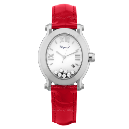 278546-3005 | Chopard Happy Sport Oval 33.60 x 30.75 mm watch. Buy Online
