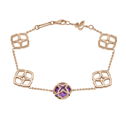 859392-5001 | Chopard IMPERIALE Cocktail Rose Gold Amethyst Bracelet