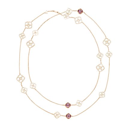 819392-5002 |Buy Online Chopard IMPERIALE Rose Gold Amethyst Necklace 
