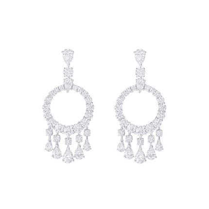 RGE684 | Buy Online Graff Gypsy White Gold Platinum Diamond Earrings 
